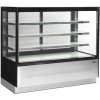 TEFCOLD Chladiaca vitrína s rovným sklom, cukrárska, čierna - 1505x1350 mm TEFCOLD Chladiaca vitrína s rovným sklom, cukrárska, čierna - 1505x1350 mm