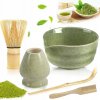 Sada na MATCHA 5v1 keramická MISKA metlička lyžička na čaj MATCHA Sada na MATCHA 5v1 keramická MISKA metlička lyžička na čaj MATCHA