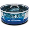 Farmina Cat N&D Ocean Tuna Squid Shrimp tuniak, kalmáre, krevety - krmivo pre mačky Farmina Cat N&D Ocean Tuna Squid Shrimp tuniak, kalmáre, krevety - krmivo pre mačky