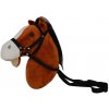 Teddies Konská plyšová hlava s popruhom 30 cm 8592190511289 Teddies Konská plyšová hlava s popruhom 30 cm 8592190511289