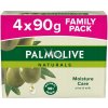 Palmolive Naturals Moisture care tuhé mydlo 4 x 90 g Palmolive Naturals Moisture care tuhé mydlo 4 x 90 g