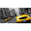 Foto obraz sklo tvrzené Taxi New York 100x50 cm Foto obraz sklo tvrzené Taxi New York 100x50 cm
