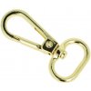 Ideal kovová karabínka svetlá zlatá 22 mm Ideal kovová karabínka svetlá zlatá 22 mm