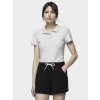 4F NOSH4-TSD007 WHITE MELANGE Dámske tričko US L 4F NOSH4-TSD007 WHITE MELANGE Dámske tričko US L