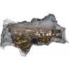 Fototapeta diera na stenu 3D Los angeles 95x73 cm Fototapeta diera na stenu 3D Los angeles 95x73 cm