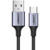 Ugreen 60125 USB typu C 3.0 3A, 0,5m, sivý Ugreen 60125 USB typu C 3.0 3A, 0,5m, sivý