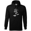 Ski kostra - Mikina pánska Cape s kapucňou - 5XL ( Čierna ) Ski kostra - Mikina pánska Cape s kapucňou - 5XL ( Čierna )
