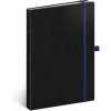 Notes Vivella Classic čierny/modrý, bodkovaný, 15 x 21 cm Notes Vivella Classic čierny/modrý, bodkovaný, 15 x 21 cm