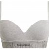 Calvin Klein QF6991E push-up bezkosticová podprsenka šedá