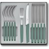 Victorinox Swiss Modern Sada príborov 12 ks šalviovo zelená
