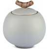Dóza na čaj - biela, 500 ml (Keramická dóza / nádoba) Dóza na čaj - biela, 500 ml (Keramická dóza / nádoba)