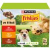 Friskies Adult hovadzie a zemiaky kura a mrkva jahňa a mrkva šťava 24 x 85 g