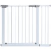 Fiqops schodisková brána bezpečnostná brána dverová brána schodisková zábrana brána bez vŕtania 96-103cm biela