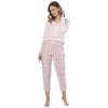 LEVEZA (M-Max) Dámske pyžamo Grazyna1623 1-sv.ružová L LEVEZA (M-Max) Dámske pyžamo Grazyna1623 1-sv.ružová L