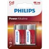 Philips Power Alkaline C 2ks LR14P2B/10 Philips Power Alkaline C 2ks LR14P2B/10