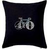 Narodeniny 40 rokov na bicykli - Vankúš 50x50 - 50x50 - Iba poťah ( Čierna ) Narodeniny 40 rokov na bicykli - Vankúš 50x50 - 50x50 - Iba poťah ( Čierna )