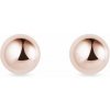 Náušnice z ružového zlata KLENOTA K0577034 Náušnice z ružového zlata KLENOTA K0577034