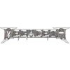 Megadeth Chrome Logo Odznak Megadeth Chrome Logo Odznak