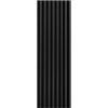 Akustické dekoračné panely, čierny mat 3D lamely na filcovom podklade, rozmer 270 x 40 cm, IMPOL TRADE Akustické dekoračné panely, čierny mat 3D lamely na filcovom podklade, rozmer 270 x 40 cm, IMPOL TRADE