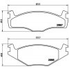 BREMBO Sada brzdových platničiek kotúčovej brzdy P85024 BREMBO Sada brzdových platničiek kotúčovej brzdy P85024