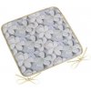 Bellatex Sedák DITA hladký, Šedý květ - 40x40 cm Bellatex Sedák DITA hladký, Šedý květ - 40x40 cm