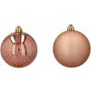 Vianočné gule 8cm 6ks Copper Vianočné gule 8cm 6ks Copper