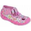 Befado detské papuče na suchý zips ružové, veľkosť 25 Befado detské papuče na suchý zips ružové, veľkosť 25