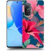 Picasee silikónový čierny obal pre Huawei Nova 9 SE - Hibiscus Picasee silikónový čierny obal pre Huawei Nova 9 SE - Hibiscus