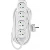EMOS Predlžovací kábel 7 m / 4 zásuvky / biely / PVC / 1 mm2 P0417 EMOS Predlžovací kábel 7 m / 4 zásuvky / biely / PVC / 1 mm2 P0417