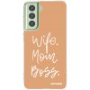 Picasee silikonový průhledný obal pro Samsung Galaxy S21 FE 5G - Boss Mama Picasee silikonový průhledný obal pro Samsung Galaxy S21 FE 5G - Boss Mama