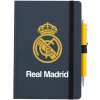 Real Madrid FC Zápisník Real Madrid FC, modrý, s perom Real Madrid FC Zápisník Real Madrid FC, modrý, s perom