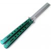 BENCHMADE Balisong Hair Green – tréningový motýlik v zelenom prevedení BENCHMADE Balisong Hair Green – tréningový motýlik v zelenom prevedení