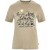 Dámske tričko Fjallraven Hoja Lugnt Wool T-shirt W béžová M Dámske tričko Fjallraven Hoja Lugnt Wool T-shirt W béžová M