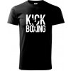 Nápis Kick Boxing - Klasické pánske tričko vyššej gramáže - L ( Čierna ) Nápis Kick Boxing - Klasické pánske tričko vyššej gramáže - L ( Čierna )
