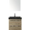 Kúpeľňová zostava Sanox Seville prírodný kameň zrkadlo 60 cm dub svetlý Kúpeľňová zostava Sanox Seville prírodný kameň zrkadlo 60 cm dub svetlý