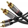 PremiumCord HQ stíněný kabel 2x CINCH-2x CINCH M/M 3m kjqccmm3 PremiumCord HQ stíněný kabel 2x CINCH-2x CINCH M/M 3m kjqccmm3
