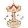 ROBOTIME Roker Svítící 3D drevené puzzle Hracia skrinka: Retiazkový kolotoč 289 ks ROBOTIME Roker Svítící 3D drevené puzzle Hracia skrinka: Retiazkový kolotoč 289 ks