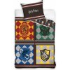Harry Potter - posteľné obliečky Rokfortské fakulty 160x200 Harry Potter - posteľné obliečky Rokfortské fakulty 160x200
