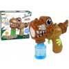 Lean Toys Bublifuk v tvare Dinosaura – hnedý Lean Toys Bublifuk v tvare Dinosaura – hnedý