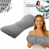 Ortopedický vankúš Medi Sleep bedrový z pamäťovej peny, sivý Ortopedický vankúš Medi Sleep bedrový z pamäťovej peny, sivý