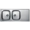 Dvojkomorový drez Kuchinox Orion, strieborná oceľ Dvojkomorový drez Kuchinox Orion, strieborná oceľ