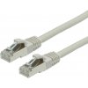 S/FTP (PiMF) Patchkábel LSOH 1m cat.6, sivý, Cu S/FTP (PiMF) Patchkábel LSOH 1m cat.6, sivý, Cu