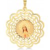 Lillian Vassago Zlatý ozdobný prívesok s Pannou Máriou LLV37-GP066 Lillian Vassago Zlatý ozdobný prívesok s Pannou Máriou LLV37-GP066