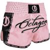 Muay Thai trenky - Octagon - Script - ružové Muay Thai trenky - Octagon - Script - ružové
