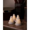 SIRIUS LED vosková sviečka stromček, sada 4 kusy, 7 cm SIRIUS LED vosková sviečka stromček, sada 4 kusy, 7 cm