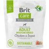 BRIT CARE Sustainable Adult Medium Breed Chicken & Insect 1 kg BRIT CARE Sustainable Adult Medium Breed Chicken & Insect 1 kg