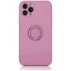 SES Silikónový ochranný obal s držiakom na prst pre Apple iPhone 14 Pro - fialový 11583 SES Silikónový ochranný obal s držiakom na prst pre Apple iPhone 14 Pro - fialový 11583