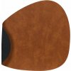 LIND Prestieranie CURVE NUPO obojstranné koňaková / čierna koža 37x44 cm