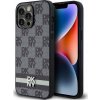 DKNY DKHCP14XPCPTSSK iPhone 14 Pro Max 6.7 čierno/čierne pevné púzdro Kožený kockovaný mono vzor a tlačené pruhy DKNY DKHCP14XPCPTSSK iPhone 14 Pro Max 6.7 čierno/čierne pevné púzdro Kožený kockovaný mono vzor a tlačené pruhy