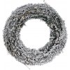 MAT dekorácia veniec 30cm ratan so snehom 20LED s časovačom MAT dekorácia veniec 30cm ratan so snehom 20LED s časovačom